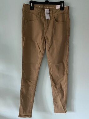 American Eagle Outfitters Super Stretch Khaki Skinny Pants